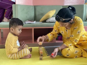 emphasis on Montessori learning at daycare in gurgaon